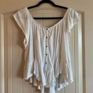Free people off the shoulder blouse